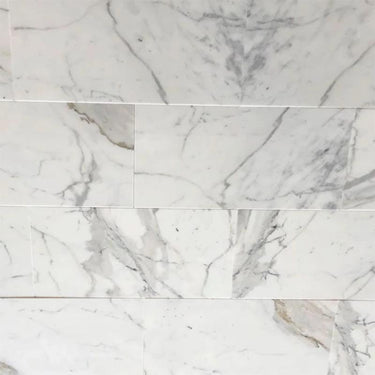 12X24 Polished Calacatta Gold Marble Tile - MosaicBros.com