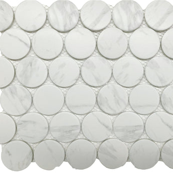 CC Mosaics+ 2" CARRARA DOTS MOSAIC.