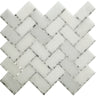 DC METRO GEORGETOWN Thassos White/ Bianco Carrara Mosaic Tile.