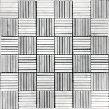 DC METRO POTOMAC Bianco Carrara Mosaic Tile.