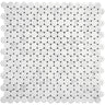 DC METRO LOGAN CIRCLE HONED Bianco Carrara Mosaic Tile.
