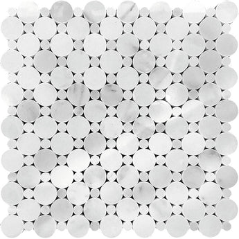 DC METRO DUPONT CIRCLE Oriental White Mosaic Tile.