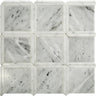 DC METRO MT. VERNON SQUARE Bianco Carrara/ Eastern White Mosaic Tile.