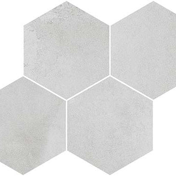 DERBY GRIS 11.5X17 HEXAGON MOSAIC TILE.