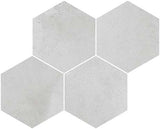 DERBY GRIS 11.5X17 HEXAGON MOSAIC TILE.