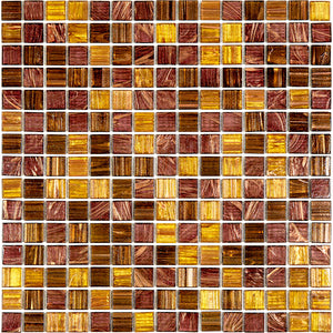 MIX 0.8" Ecuador-2(m) Glass Mosaic Tile.