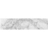 ARTISTIC ETCHED CHEVRON CARRARA Bianco Carrara Mosaic Tile.