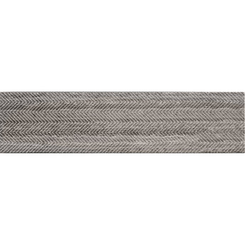 ARTISTIC ETCHED CHEVRON WOODEN GRAY Wooden Gray Mosaic Tile.