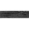 ARTISTIC ETCHED ALLIGATOR BLACK Eastern Black Mosaic Tile.