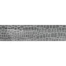 ARTISTIC ETCHED ALLIGATOR SILVER GRAY Limestone Mosaic Tile.