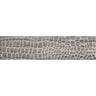 ARTISTIC ETCHED ALLIGATOR WOODEN GRAY Wooden Gray Mosaic Tile.