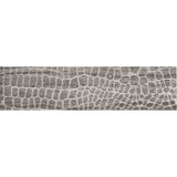 ARTISTIC ETCHED ALLIGATOR WOODEN GRAY Wooden Gray Mosaic Tile.