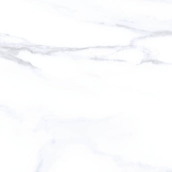 White Vivaldi 12x24 inch Roca floor tile with a sleek, modern design, shown in a clean, polished surface.