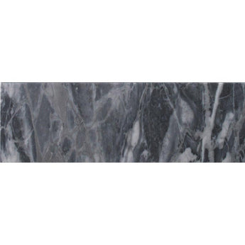 FIELD TILE Bluette 4x12 Polished Calacatta Bluette Mosaic Tile.