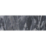 FIELD TILE Bluette 4x12 Polished Calacatta Bluette Mosaic Tile.