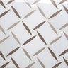 WATERJET FIORE 11 Paper White Marble/ Eastern Grey/ Athens Grey Mosaic Tile.