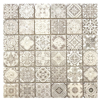 ARTISTIC FESTIVAL 2 Travertine Mosaic Tile.