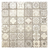 ARTISTIC FESTIVAL 2 Travertine Mosaic Tile.