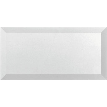 3 x 6 Thassos White Beveled Polished Mosaic Tile - MosaicBros.com