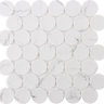 ROCKART WHITE STATUARY DOTS 12X12 MOSAIC.