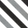 Black, white, and gray Casablanca Spice 8x8 floor tile by Roca featuring Havana-style linear design.