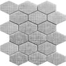 ARTISTIC HEX 3 stone Mosaic Tile.