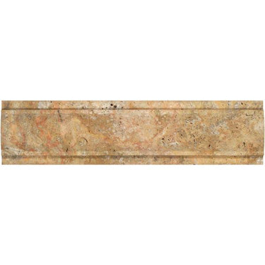 3 x 12 Honed Scabos Travertine Arch Molding.