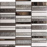 CITYSCAPE STAX QUARTZ glass/stone Mosaic Tile.