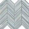 ICELAND ALDA CHEVRON Glass Mosaic Tile.
