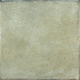Roca Olaria Green Leaf 2x6 bullnose wall tile showing green leaf patterned ceramic surface with rounded edge detail.