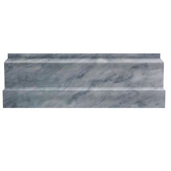 MOLDINGS BARDIGLIO METRO BASE Bardiglio Nuvolato Mosaic Tile.