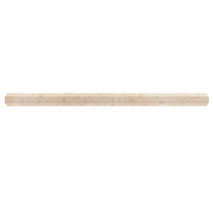 MOLDINGS CREMA METRO PENCIL Crema Marfil Mosaic Tile.