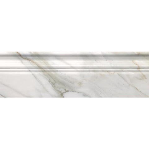 MOLDINGS CALACATTA BASEBOARD Calacatta Gold Mosaic Tile.