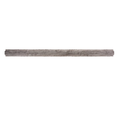 MOLDINGS WOODEN GRAY METRO PENCIL Wooden Gray Mosaic Tile.