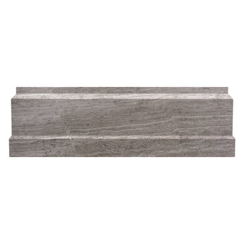 MOLDINGS WOODEN GRAY METRO BASE Wooden Gray Mosaic Tile.