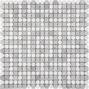 MICRONESIA KOSRAE Lais Gray, Dolomite Mosaic Tile.