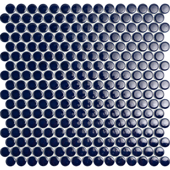 Midnight Star Penny Round Mosaic Tiles - MosaicBros.com