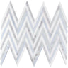 MYKONOS ARCADIA Thassos/Bianco Carrara/Blue Celeste Mosaic Tile.