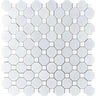 MYKONOS DELOS Blue Celeste/Thassos Mosaic Tile.