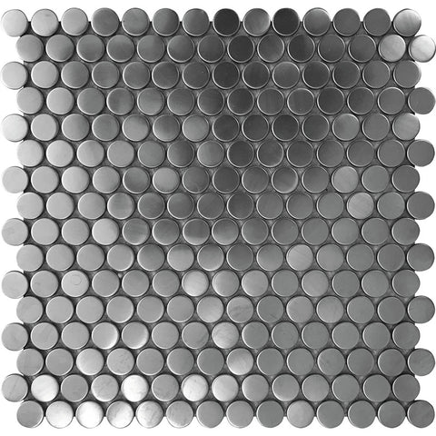 METALLICO METAL CIRCLE metal Mosaic Tile.