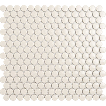 Beige Penny Round Mosaic Tiles - MosaicBros.com