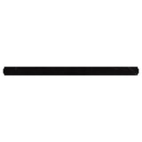 MOLDINGS NERO METRO PENCIL HONED Eastern Black Mosaic Tile.