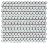 CC Mosaics +MINT GREEN PENNY ROUND Mosaic Tile.