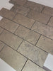 Nova Gray Limestone 2x4 Honed Mosaic Tile.