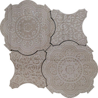PANTHEON FLOREALE GREY stone Mosaic Tile.