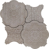 PANTHEON  FLOREALE GREY stone Mosaic Tile.