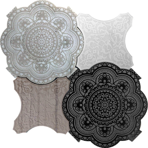 PANTHEON MIX OF 2 OR 3 COLORS OF PANTHEON FLOREALE stone Mosaic Tile.