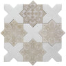 PANTHEON  ANTICO-WHITE stone Mosaic Tile.