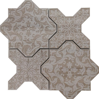 PANTHEON NUOVO GREY stone Mosaic Tile.