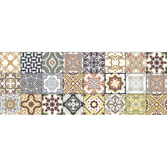 PATINA PATCHWORK DECO 18x48 Ceramic Tile.
